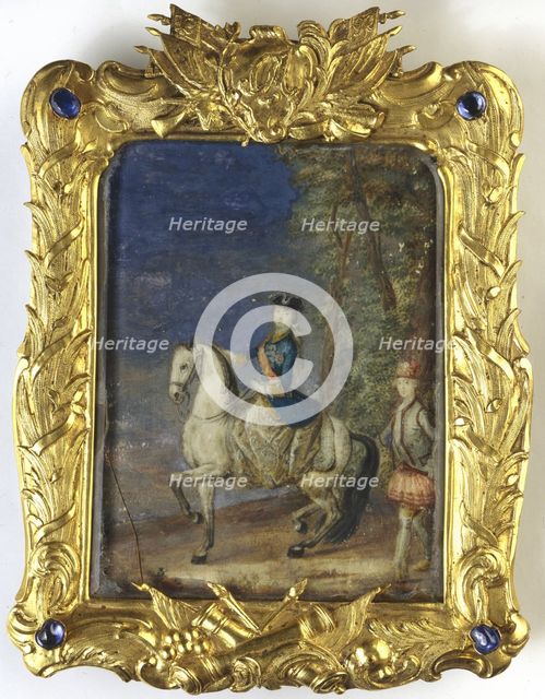 Equestrian Portrait of Empress Catherine II (1729-1796). Artist: Stenglin, Johann (1715-1770)