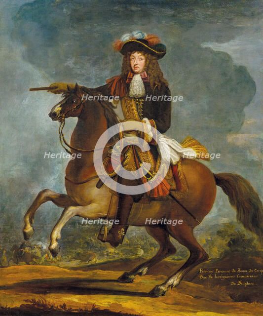 Equestrian portrait of François Emmanuel de Bonne de Créquy (1596-1677). Creator: Meulen, Adam Frans, van der (1632-1690).