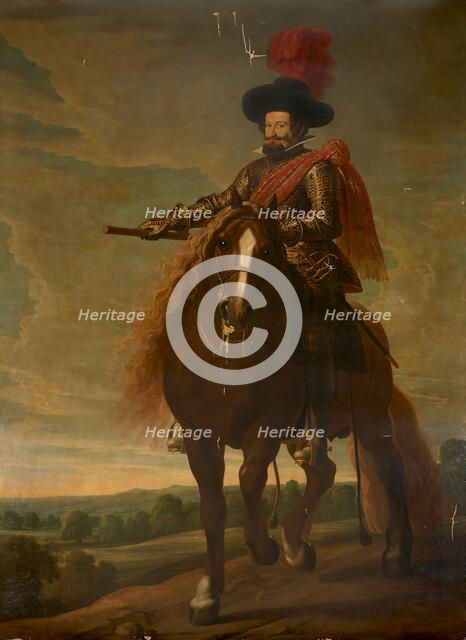 Equestrian Portrait of Gaspar de Guzmán, Count-Duke of Olivares (1587-1645) , First Half of 17th cen
