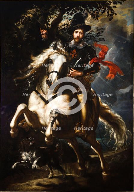Equestrian portrait of Gio Carlo Doria (1576-1625), 1606. Creator: Rubens, Pieter Paul (1577-1640).