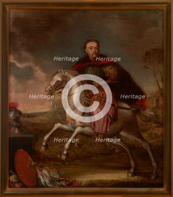 Equestrian Portrait of John III Sobieski (1629-1696), King of Poland, 4th quarter of 17th century. Creator: Unknown.
