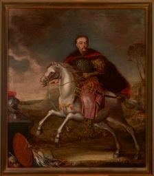 Equestrian Portrait of John III Sobieski (1629-1696), King of Poland, 4th quarter of 17th century. Creator: Unknown