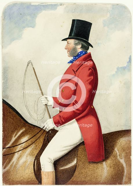 Equestrian Portrait of Lord Simpson, n.d. Creator: Joshua Dighton.