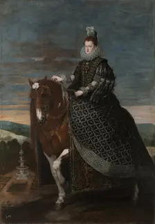 Equestrian Portrait of Margarita of Austria (1584–1611), Between 1630 and 1635. Artist: Velàzquez, Diego (1599-1660)