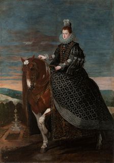 Equestrian Portrait of Margarita of Austria, c1635. Creator: Diego Velasquez