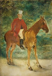 Equestrian Portrait of Michel Arnaud, 1875. Creator: Manet, Édouard (1832-1883)