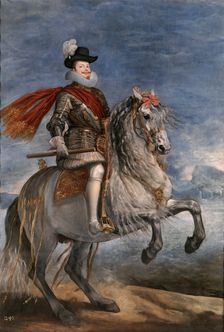 Equestrian Portrait of Philip III, c1635. Creator: Diego Velasquez