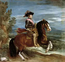 Equestrian Portrait of Philip IV, between c1634 and c1635. Creator: Diego Velasquez