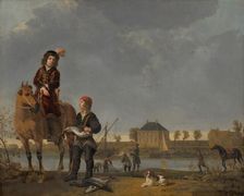 Equestrian Portrait of Pieter de Roovere (1602-1652). Creator: Aelbert Cuyp
