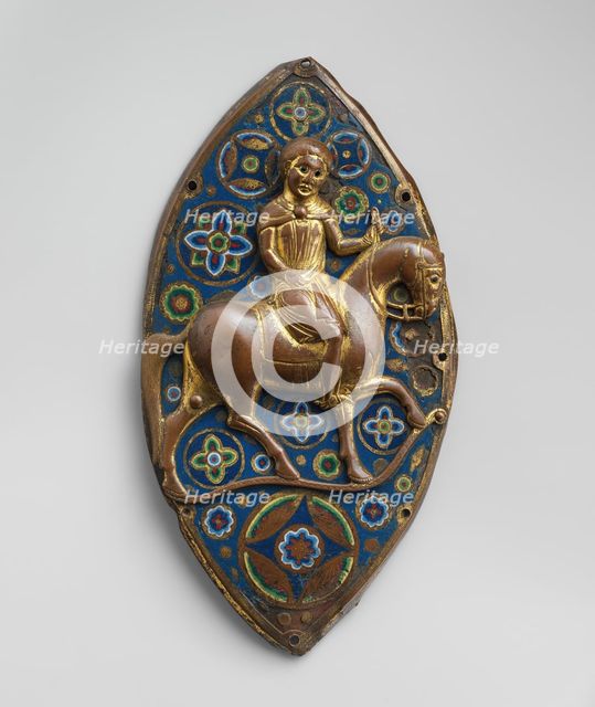 Equestrian Plaque, French, ca. 1220. Creator: Unknown.