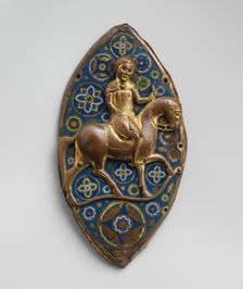 Equestrian Plaque, French, ca. 1220. Creator: Unknown