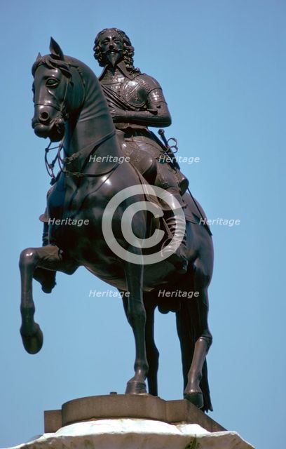 Equestrian Statue of Charles I, 17th century. Artist: Hubert le Sueur