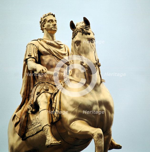 Equestrian Statue of King William III, 18th century. Artist: Peter Scheemakers