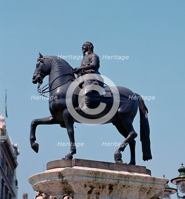 Equestrian statue of King Charles I, 17th century. Artist: Hubert le Sueur