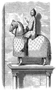 Equestrian statue of King Philip le Bel, 1575 (1849)