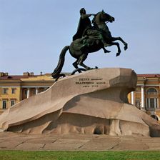 Equestrian statue of Peter the Great, 18th century