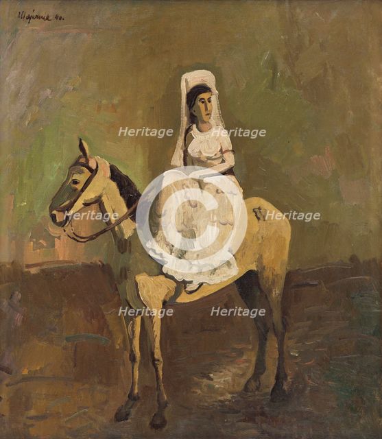 Equestrienne, 1940. Creator: Cyprian Majernik.