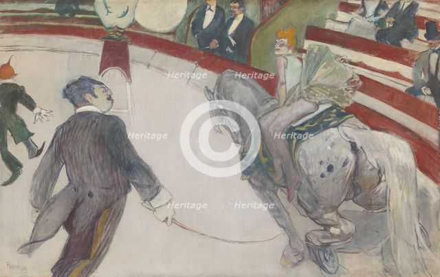 Equestrienne (At the Cirque Fernando), 1887/88. Creator: Henri de Toulouse-Lautrec.
