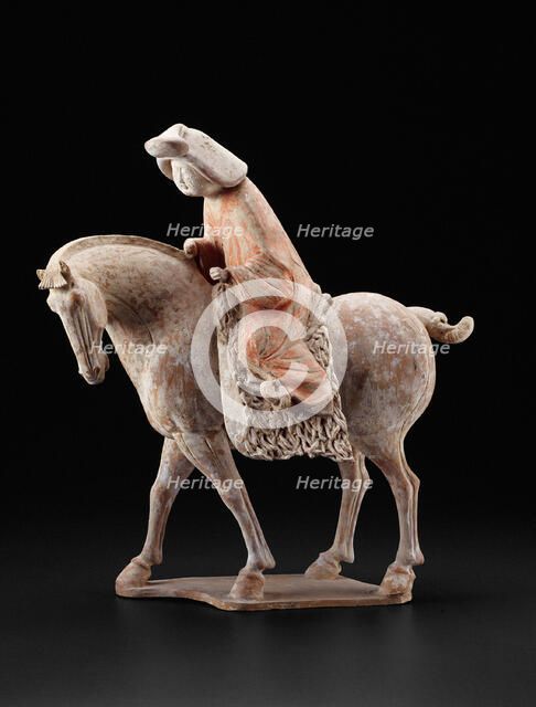 Equestrienne, Tang dynasty (A.D. 618-907), c. 725/750. Creator: Unknown.