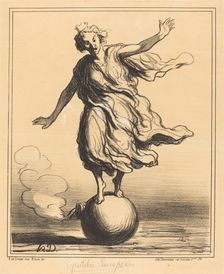 Équilibre Européen, 1867. Creator: Honore Daumier