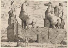 Equitum, in Quirinali, aversa parte, 1550. Creator: Unknown