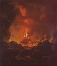 Eruption of Mount Vesuvius, 1796. Creator: Michael Wutky