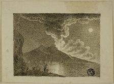 Eruption of Vesuvius, 1800/49. Creator: Robert Bradstreet