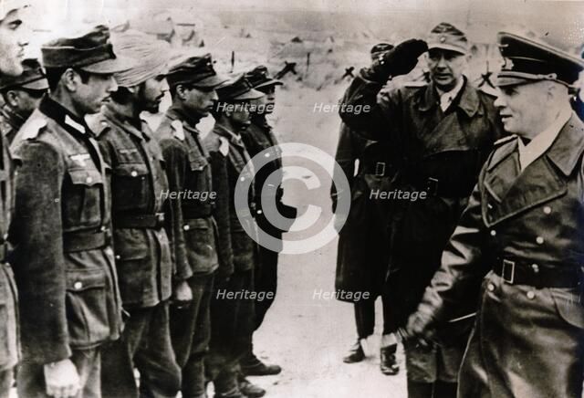 Erwin Rommel, German Field Marshal of World War II, North Africa, c1941-c1943. Artist: Unknown