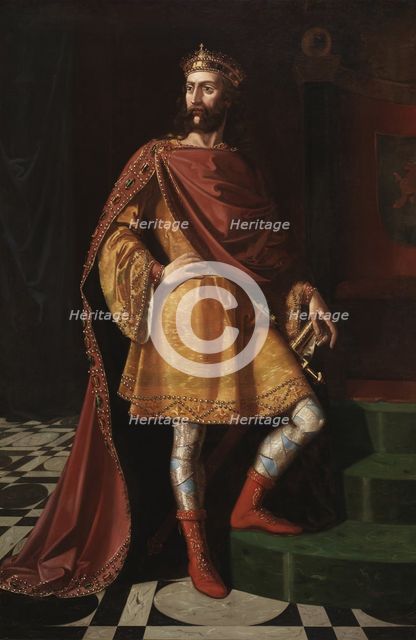 Erwig, Visigothic King, Mid of the 19th century. Artist: Cortés, Ramón (active 1850s)