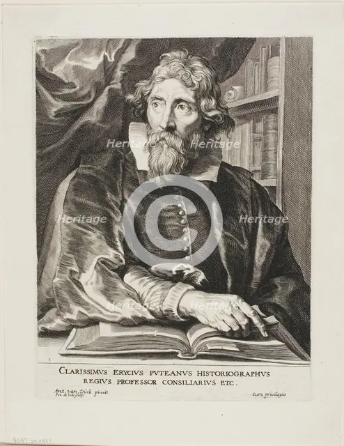 Erycius Puteanus, 17th century. Creator: Pieter de Jode II.