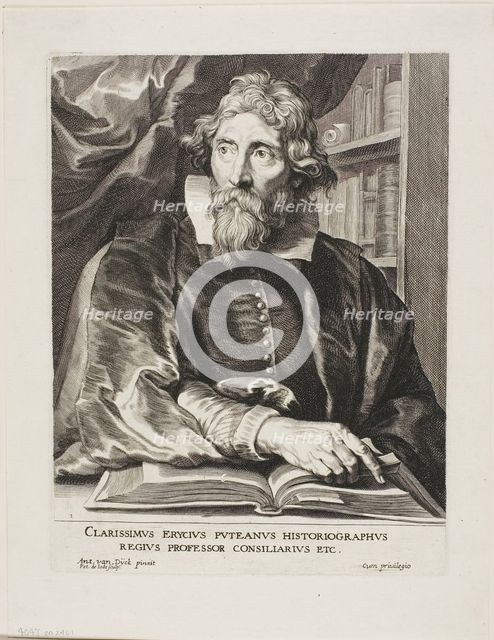 Erycius Puteanus, 17th century. Creator: Pieter de Jode II.