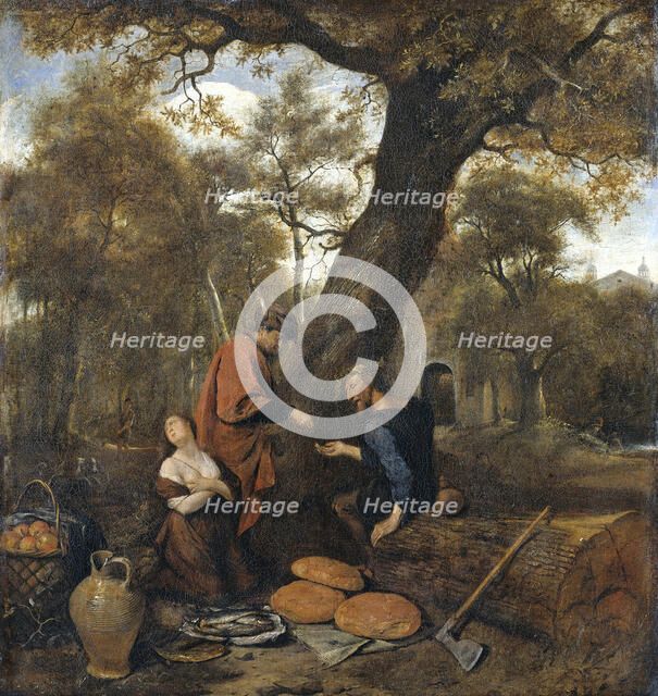 Erysichthon Sells His Daughter Mestra, 1660. Artist: Steen, Jan Havicksz (1626-1679)