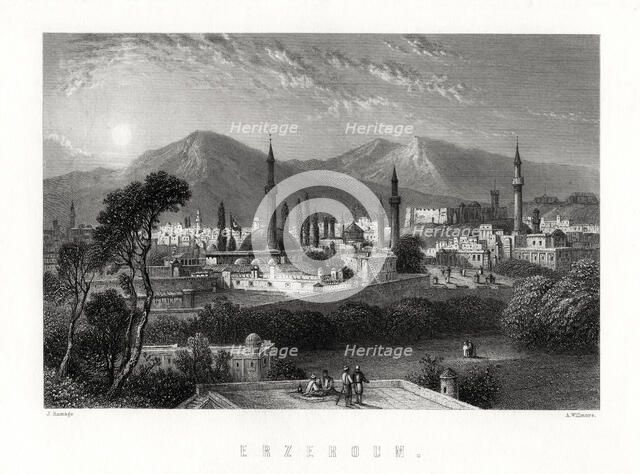 Erzurum, Turkey, 1883. Artist: A Willmore