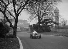 ERA of Arthur Dobson racing at Crystal Palace, London, 1939. Artist: Bill Brunell