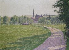 Eragny Church, 1886. Artist: Lucien Pissarro