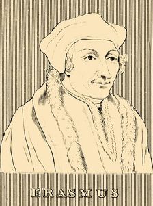 Erasmus (1466-1536), 1830. Creator: Unknown