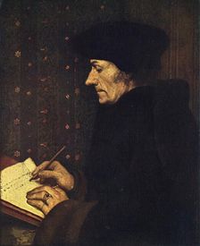 Erasmus 1523, (1909). Artist: Hans Holbein the Younger