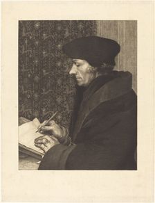 Erasmus, 1863. Creator: Felix Bracquemond