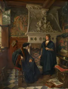 Erasmus and Quinten Massijs, 1908. Creator: Eugene Siberdt