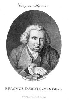 Erasmus Darwin, English physician and naturalist, 1795