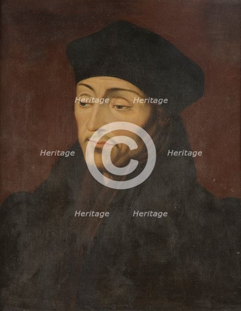 Erasmus Desiderius Rotterdam, ca. 1467-1536, c15th century. Creator: Anon.