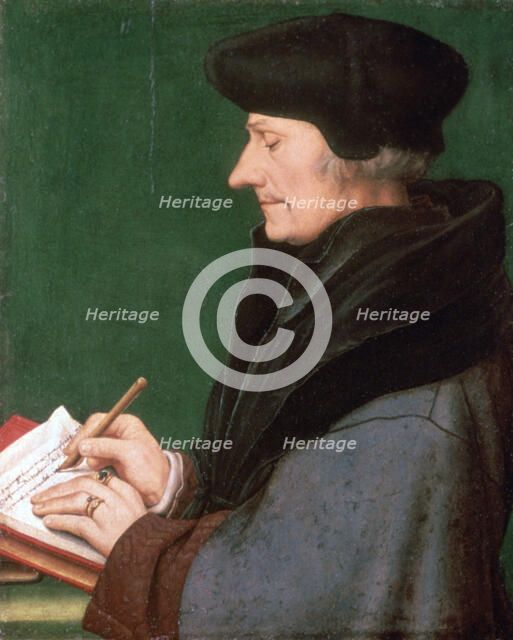 'Erasmus of Rotterdam', 1523. Artist: Hans Holbein the Younger