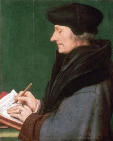 Erasmus of Rotterdam 1523. Artist: Hans Holbein the Younger