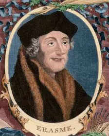 Erasmus of Rotterdam, (1713). Creator: Unknown
