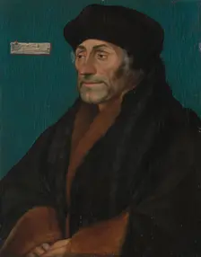 Erasmus of Rotterdam, ca. 1532. Creator: Hans Holbein the Younger