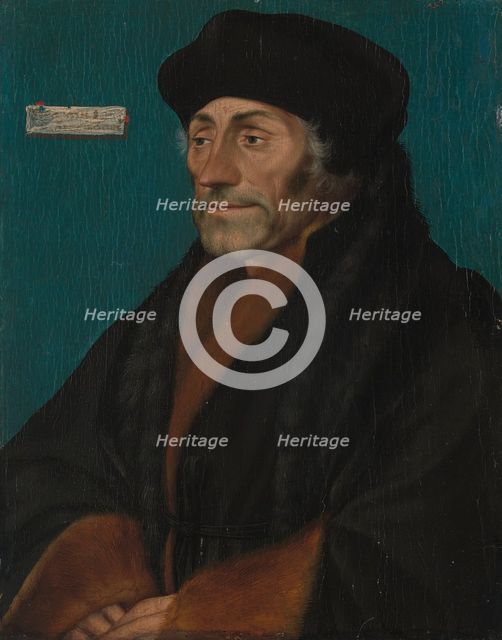 Erasmus of Rotterdam, ca. 1532. Creator: Hans Holbein the Younger.