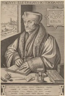 Erasmus of Rotterdam. Creator: Frans Huys