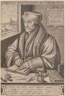 Erasmus of Rotterdam. Creator: Frans Huys