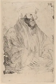Erasmus of Rotterdam, probably 1626/1641. Creator: Anthony van Dyck