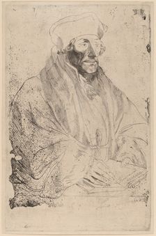 Erasmus of Rotterdam, probably 1626/1641. Creator: Anthony van Dyck